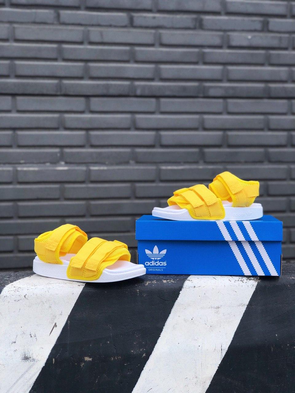 Adidas Yellow White