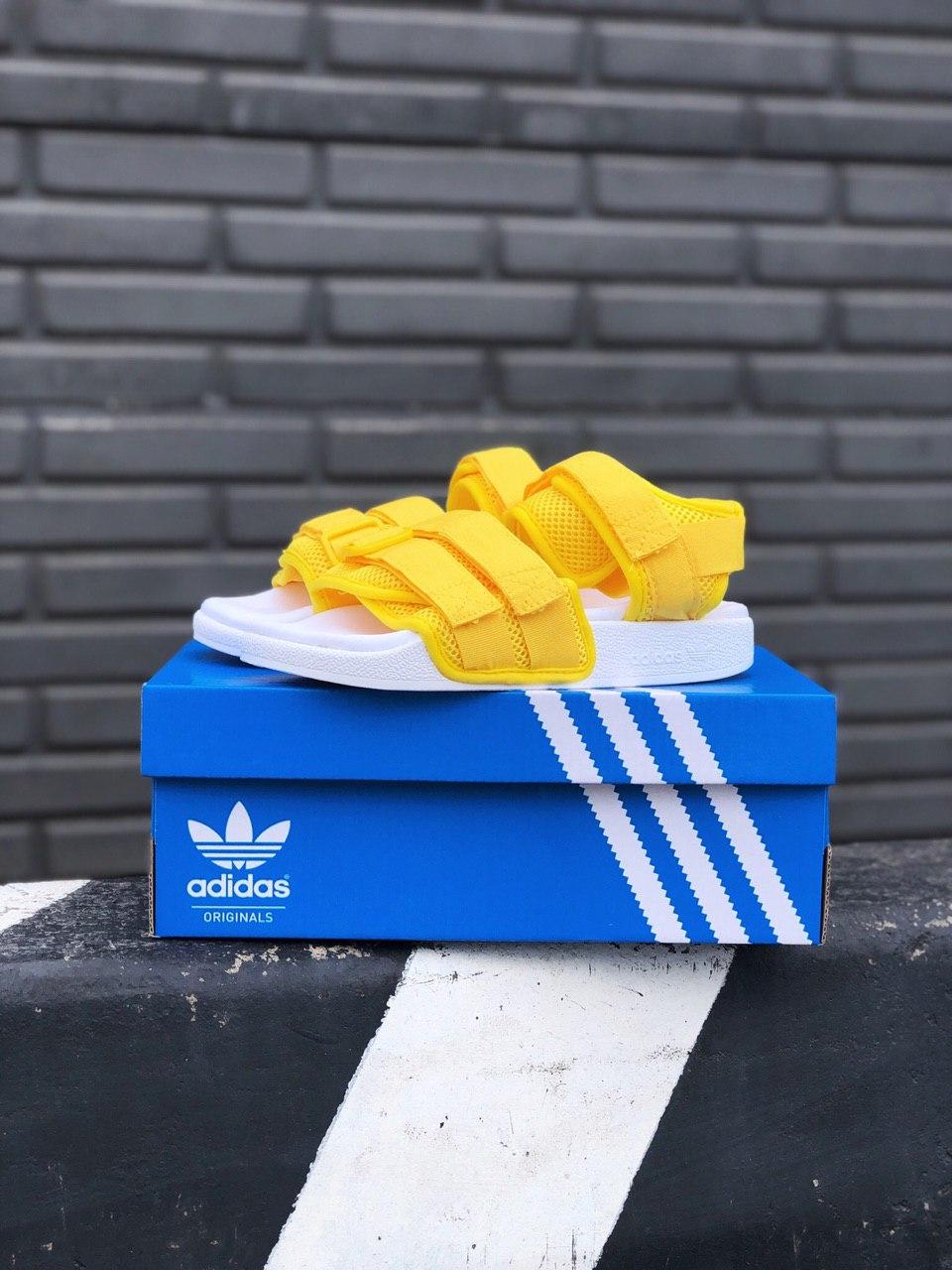 Adidas Yellow White