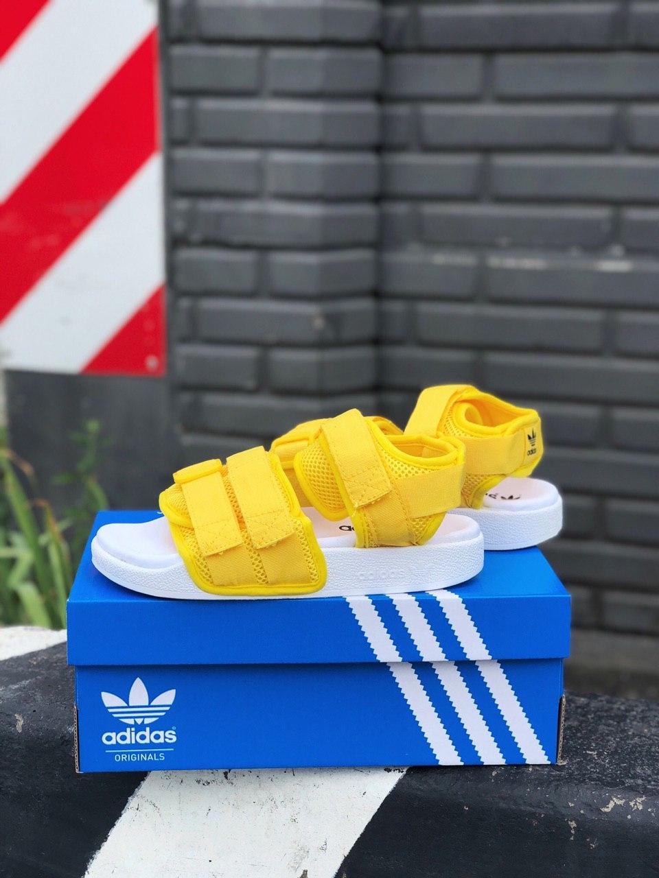 Adidas Yellow White