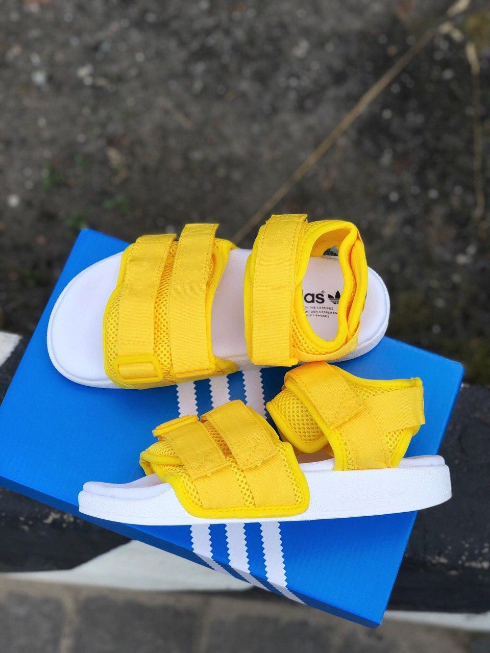 Adidas Yellow White