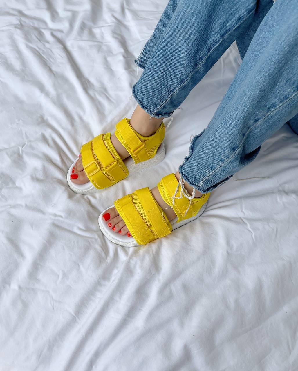 Adidas Yellow White
