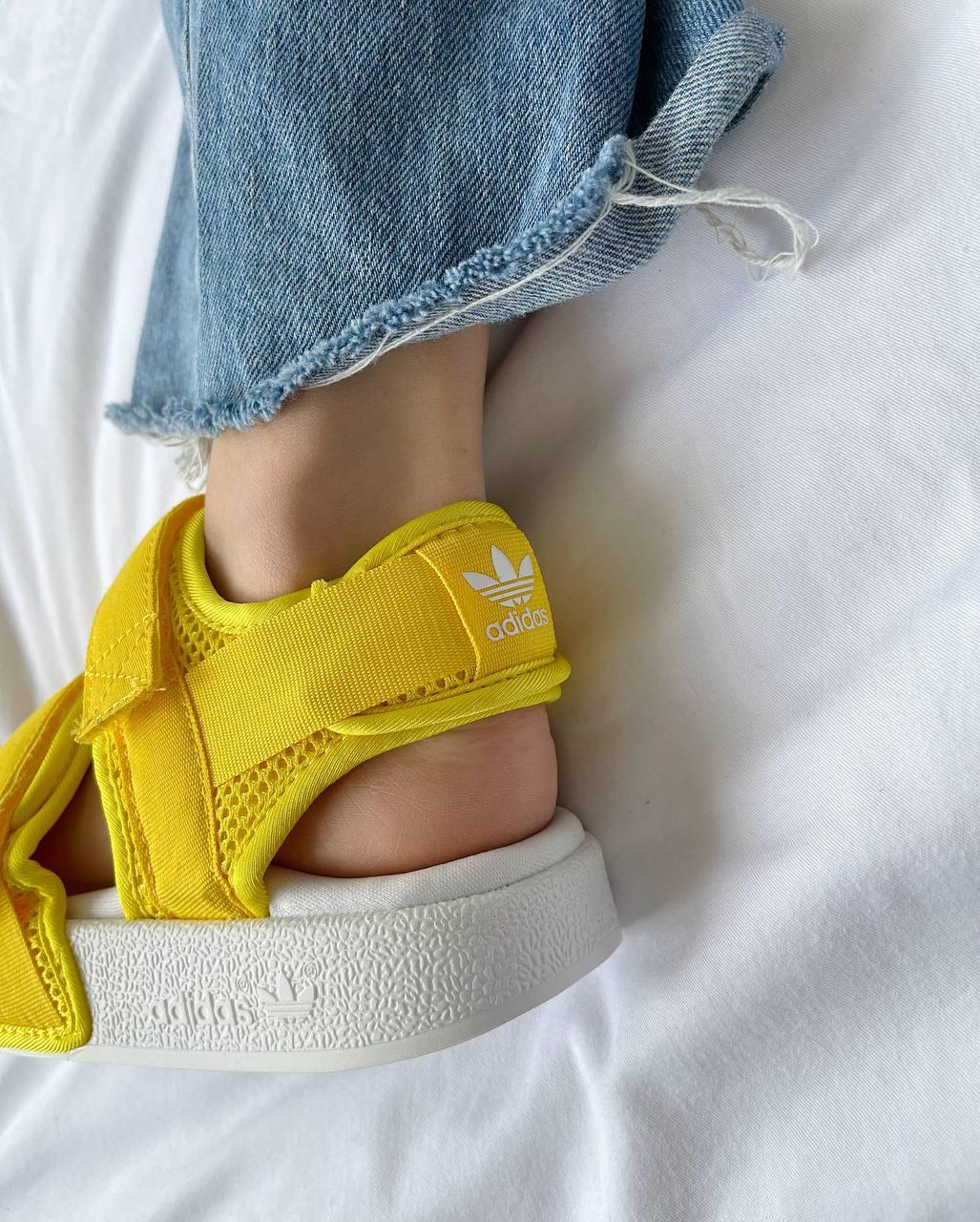 Adidas Yellow White
