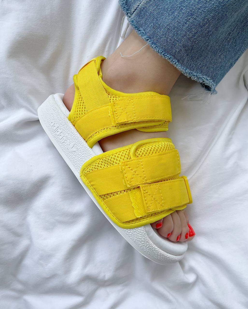 Adidas Yellow White
