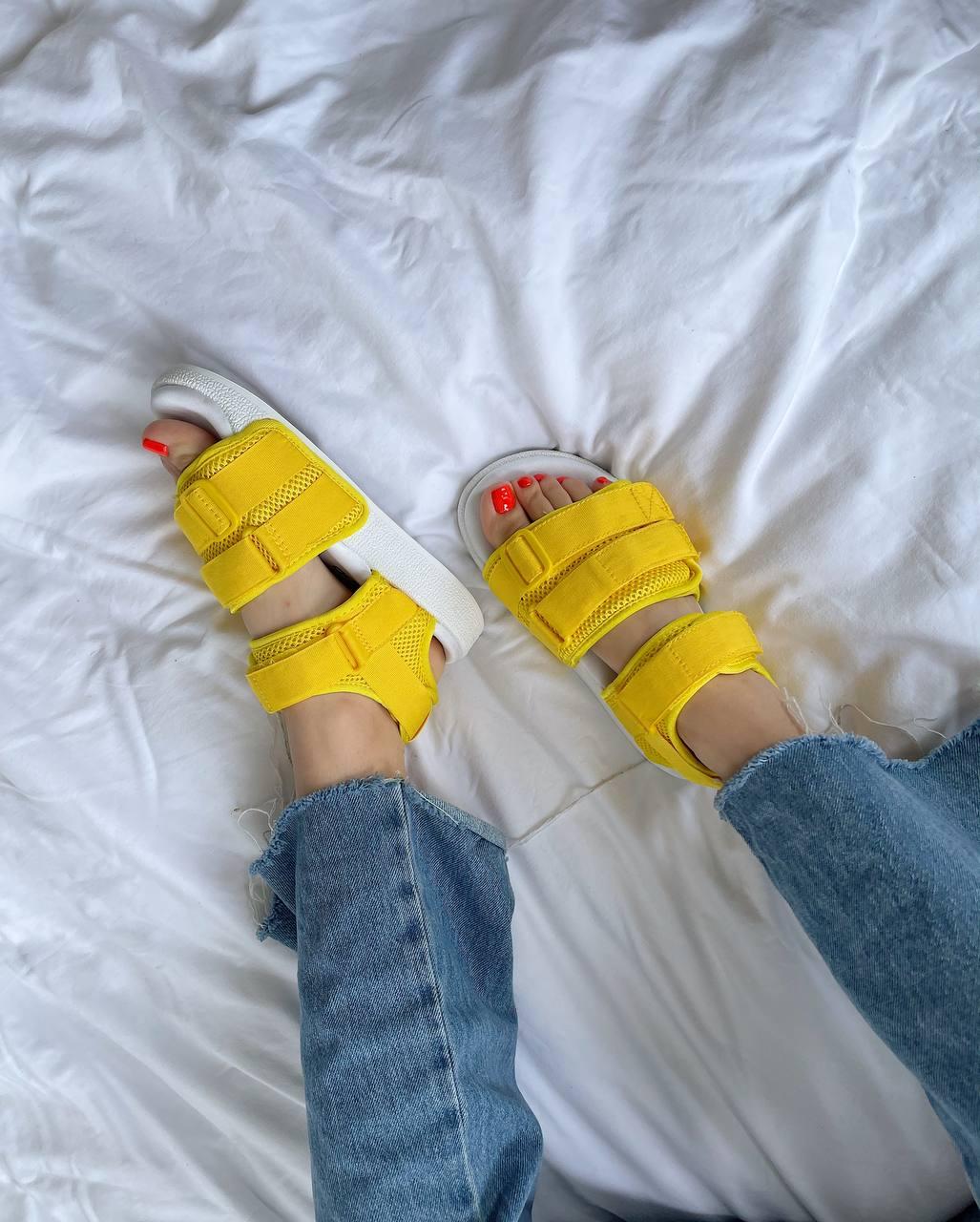Adidas Yellow White