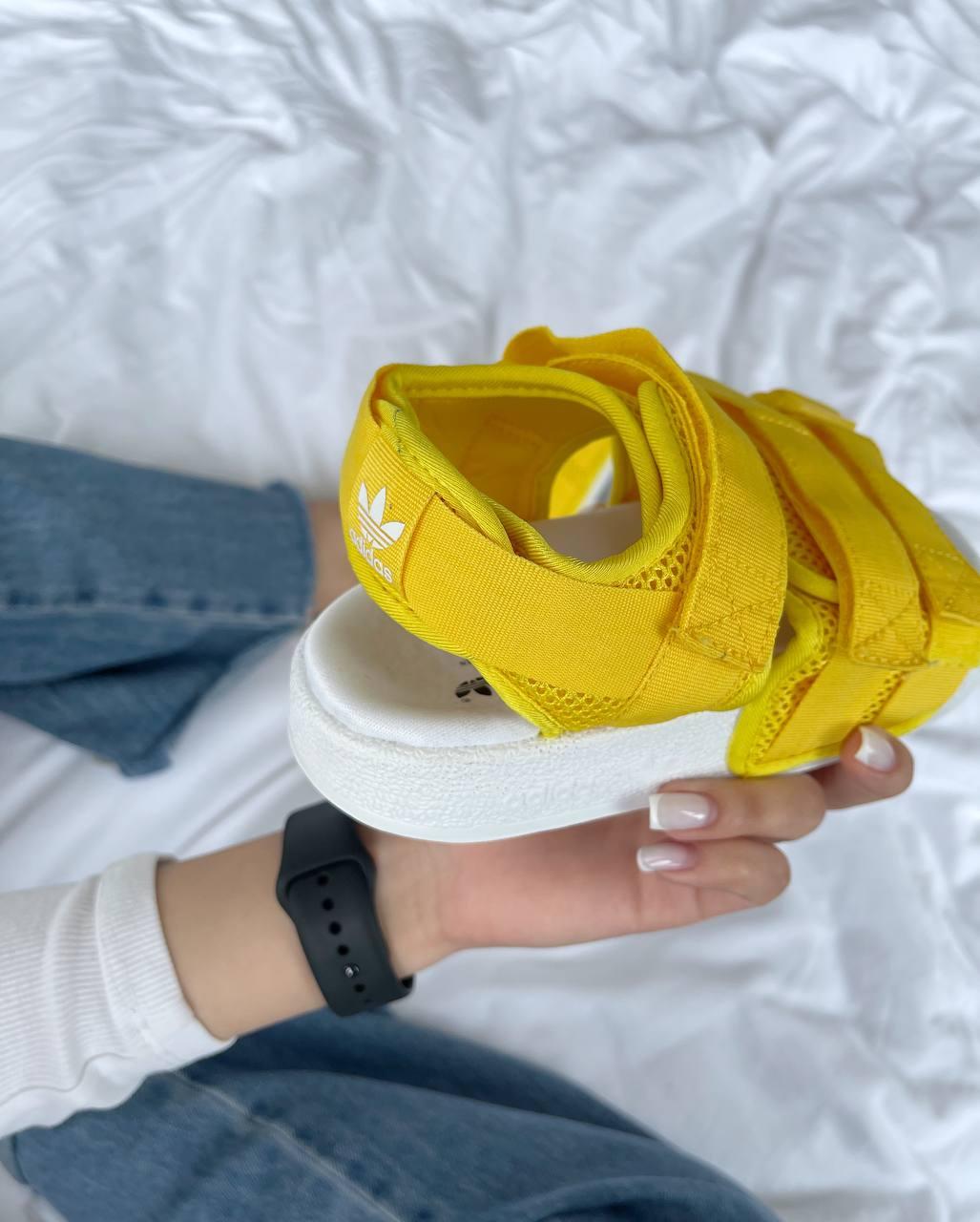 Adidas Yellow White