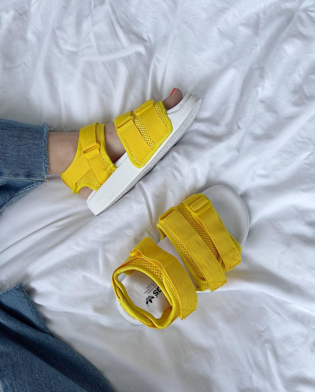 Adidas Yellow White