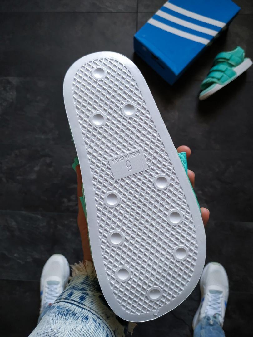 Adidas Adilette Mint White