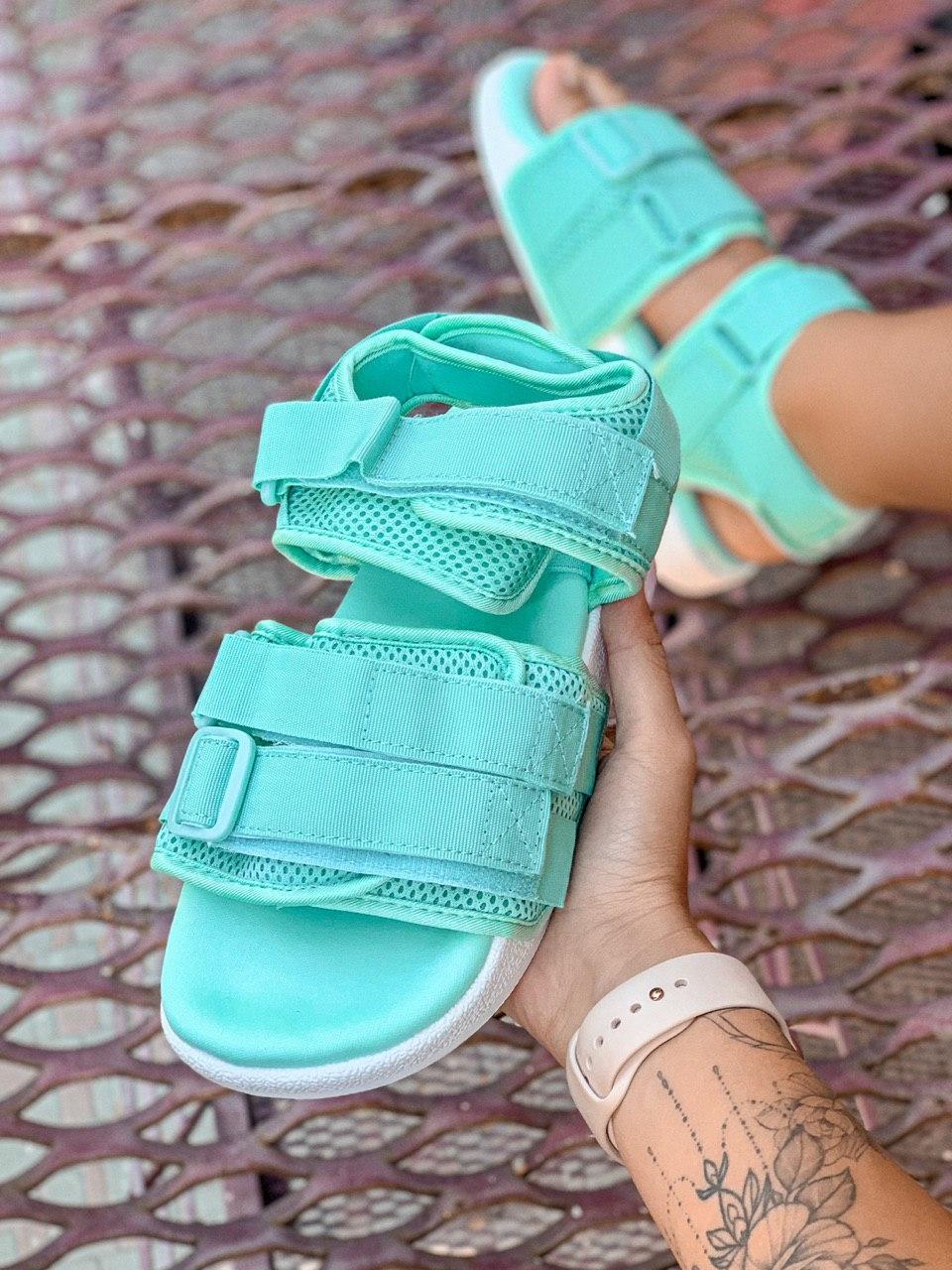 Adidas Adilette Mint White