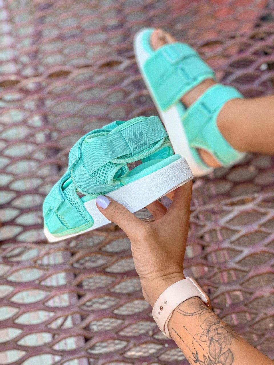 Adidas Adilette Mint White