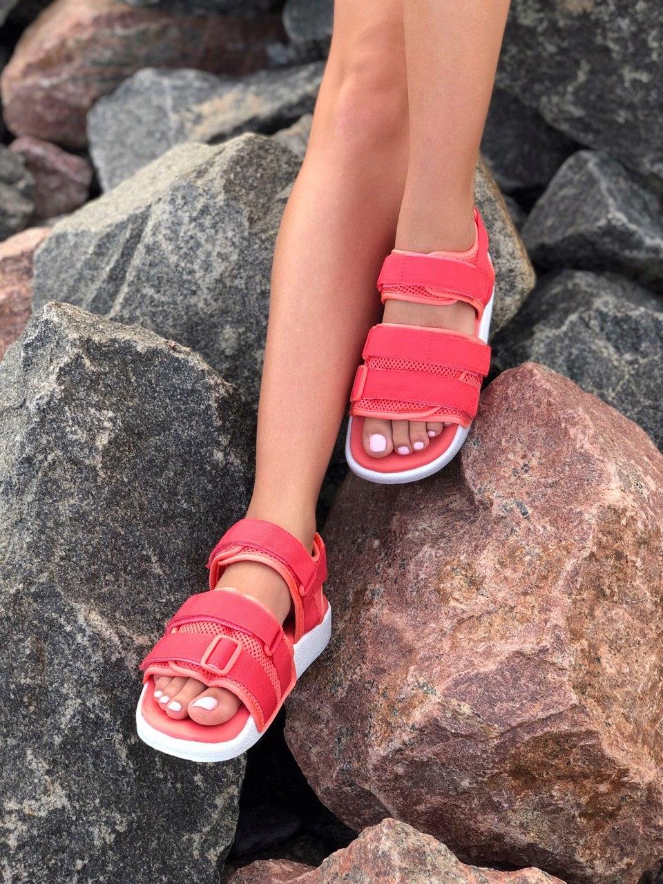 Adidas Adilette Coral White