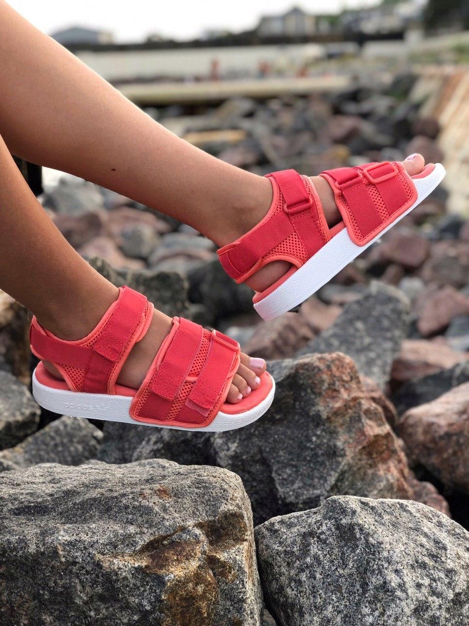 Adidas Adilette Coral White