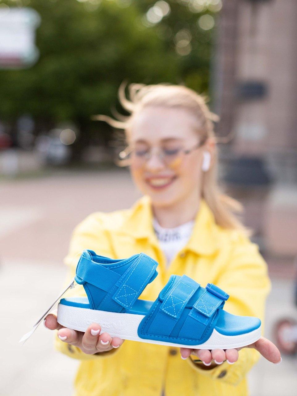 Adidas Adilette Blue White