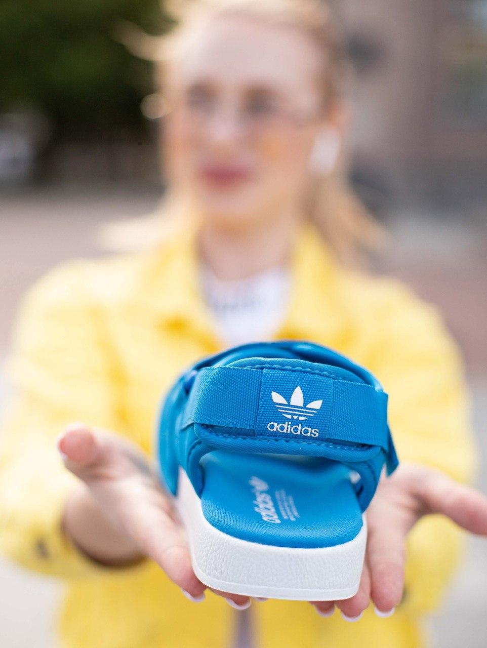 Adidas Adilette Blue White