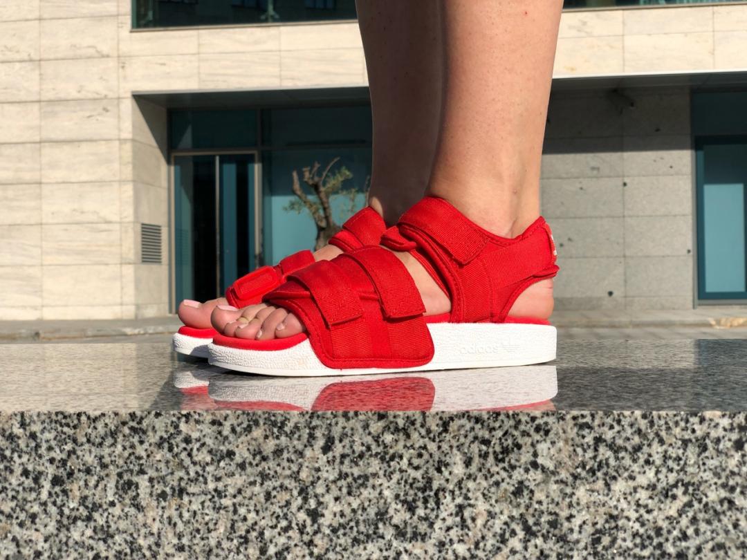 Adidas Adilette Red White
