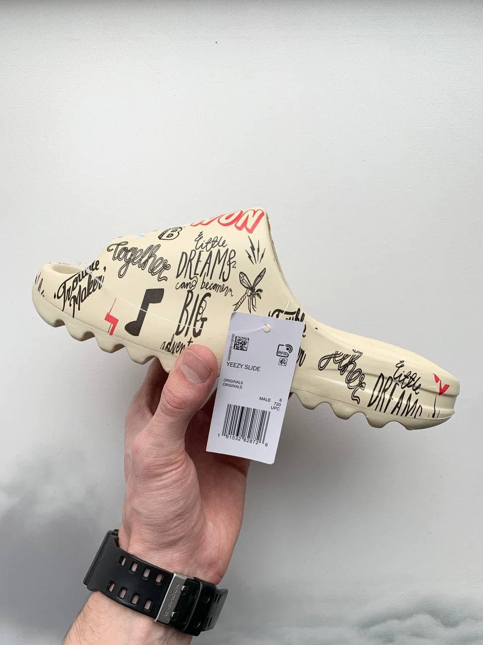 Adidas Yeezy Slide Graffiti Custom