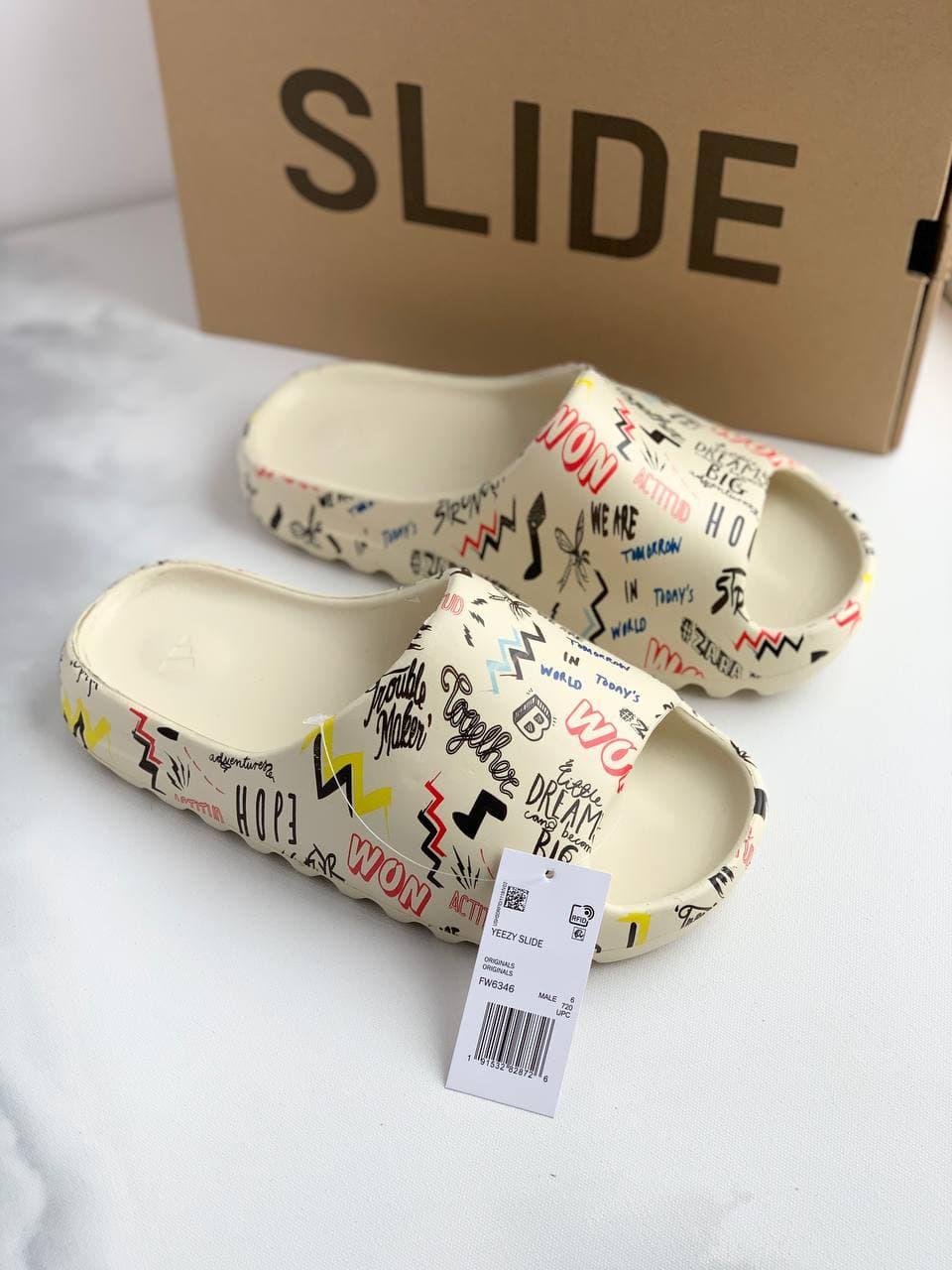Adidas Yeezy Slide Graffiti Custom