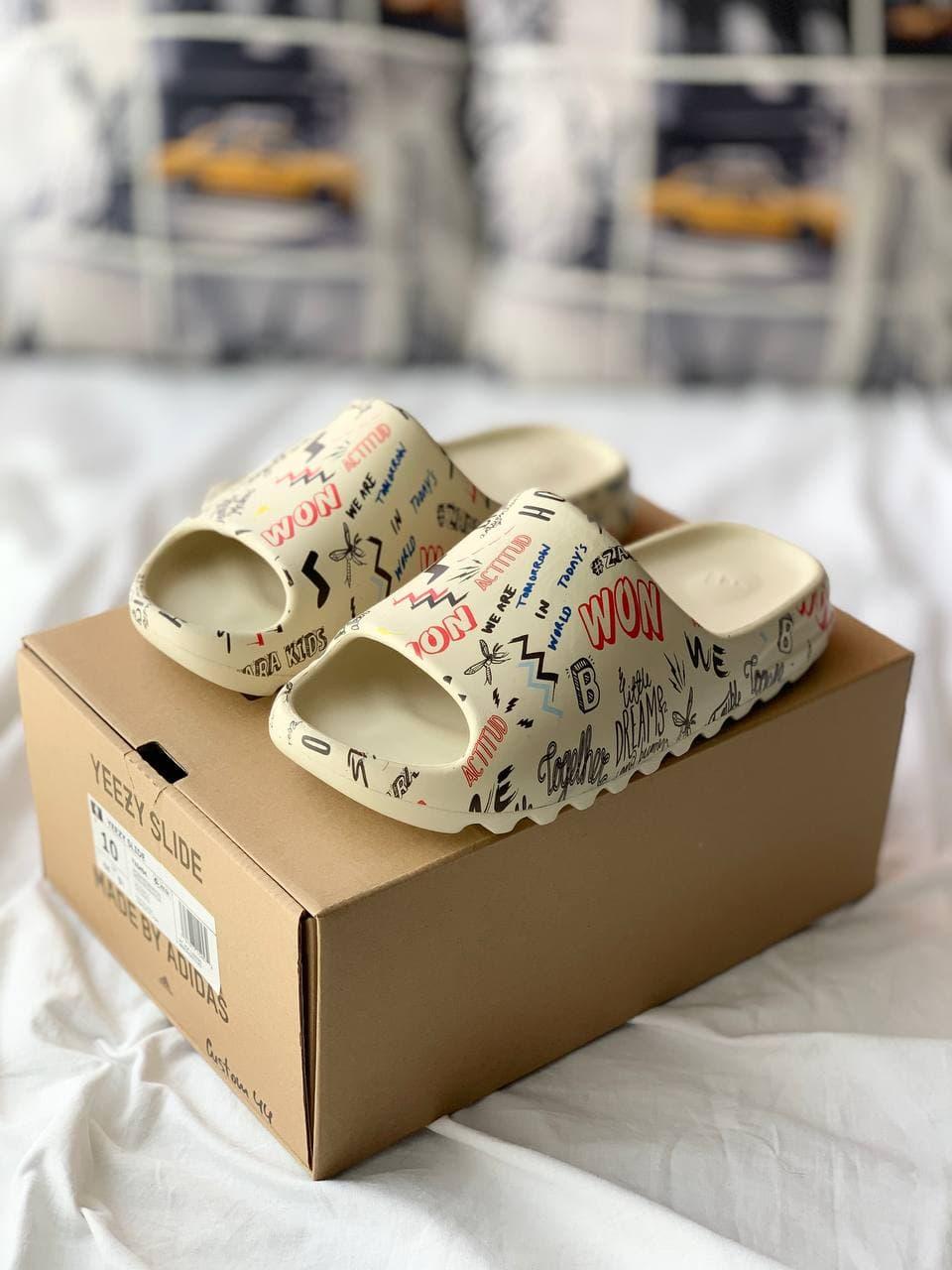Adidas Yeezy Slide Graffiti Custom