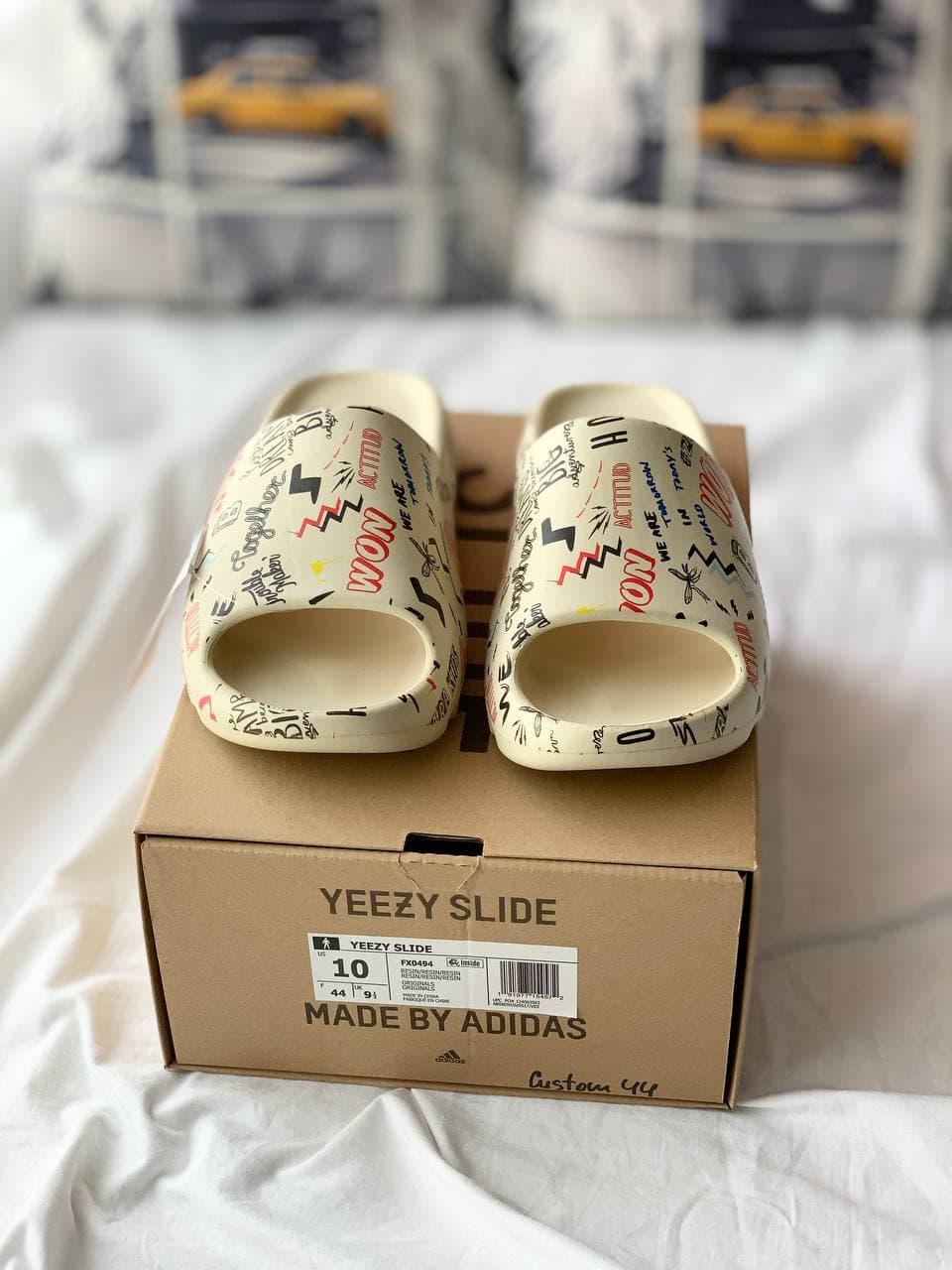 Adidas Yeezy Slide Graffiti Custom