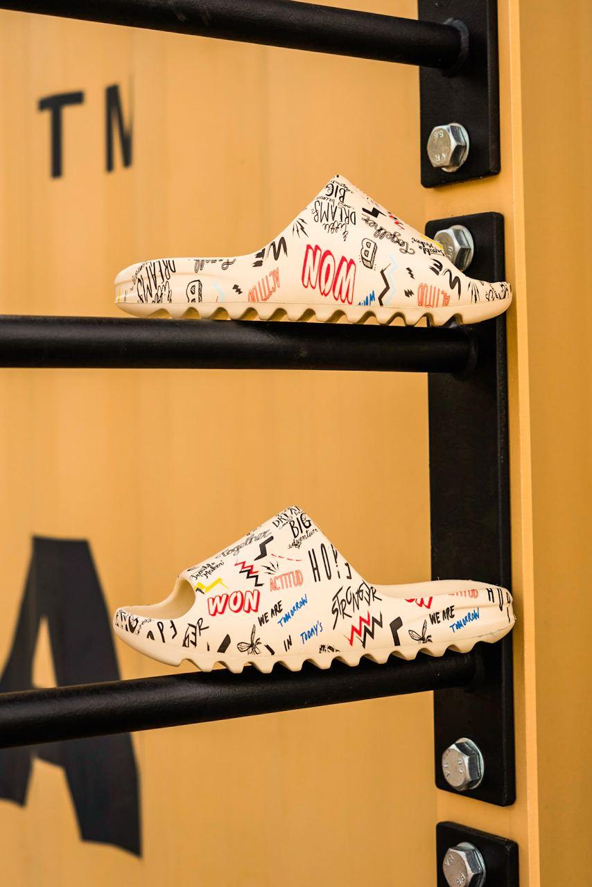 Adidas Yeezy Slide Graffiti Custom