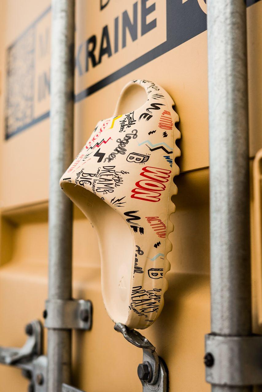 Adidas Yeezy Slide Graffiti Custom