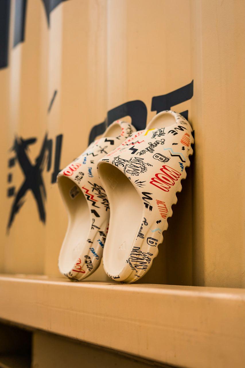 Adidas Yeezy Slide Graffiti Custom