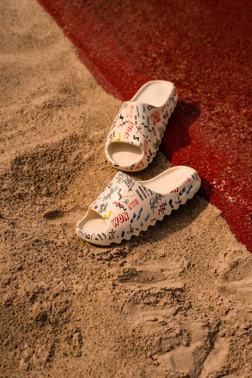 Adidas Yeezy Slide Graffiti Custom