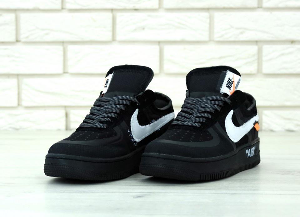 Nike AF X Off-White «Black White» 1