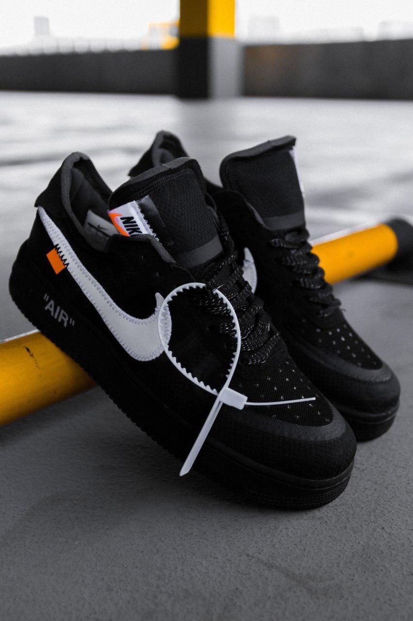 Nike AF X Off-White «Black White» 1