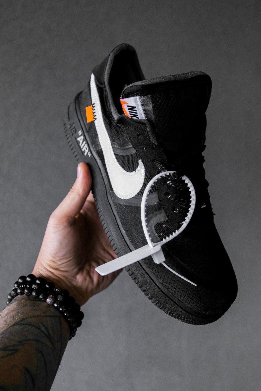 Nike AF X Off-White «Black White» 1