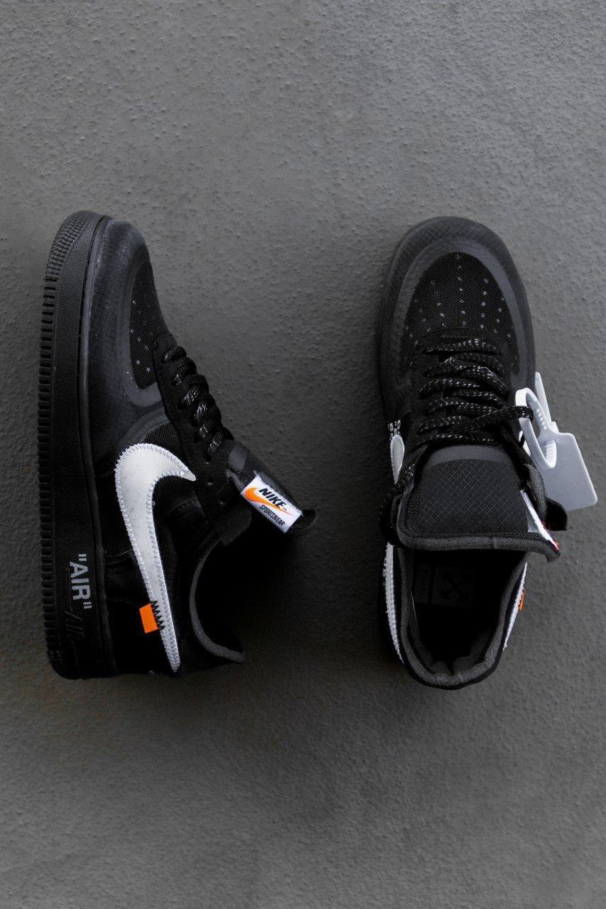 Nike AF X Off-White «Black White» 1