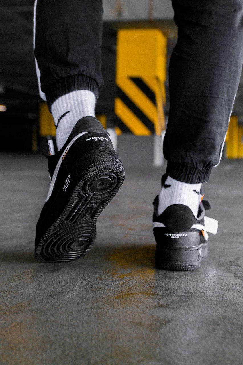 Nike AF X Off-White «Black White» 1