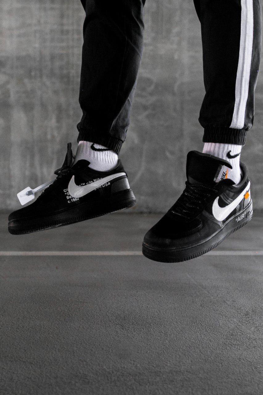 Nike AF X Off-White «Black White» 1