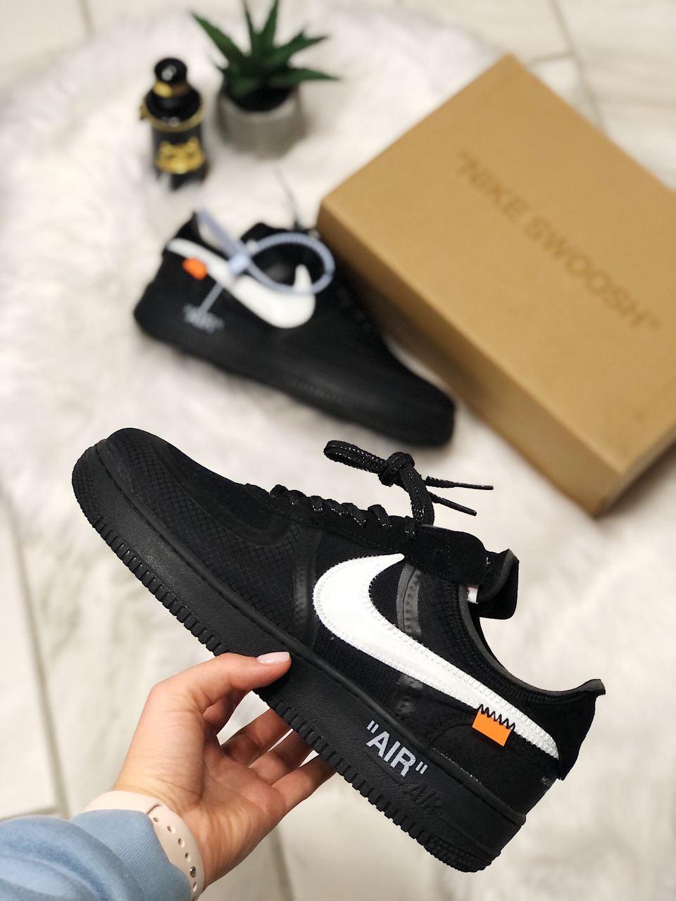 Nike AF X Off-White «Black White» 1