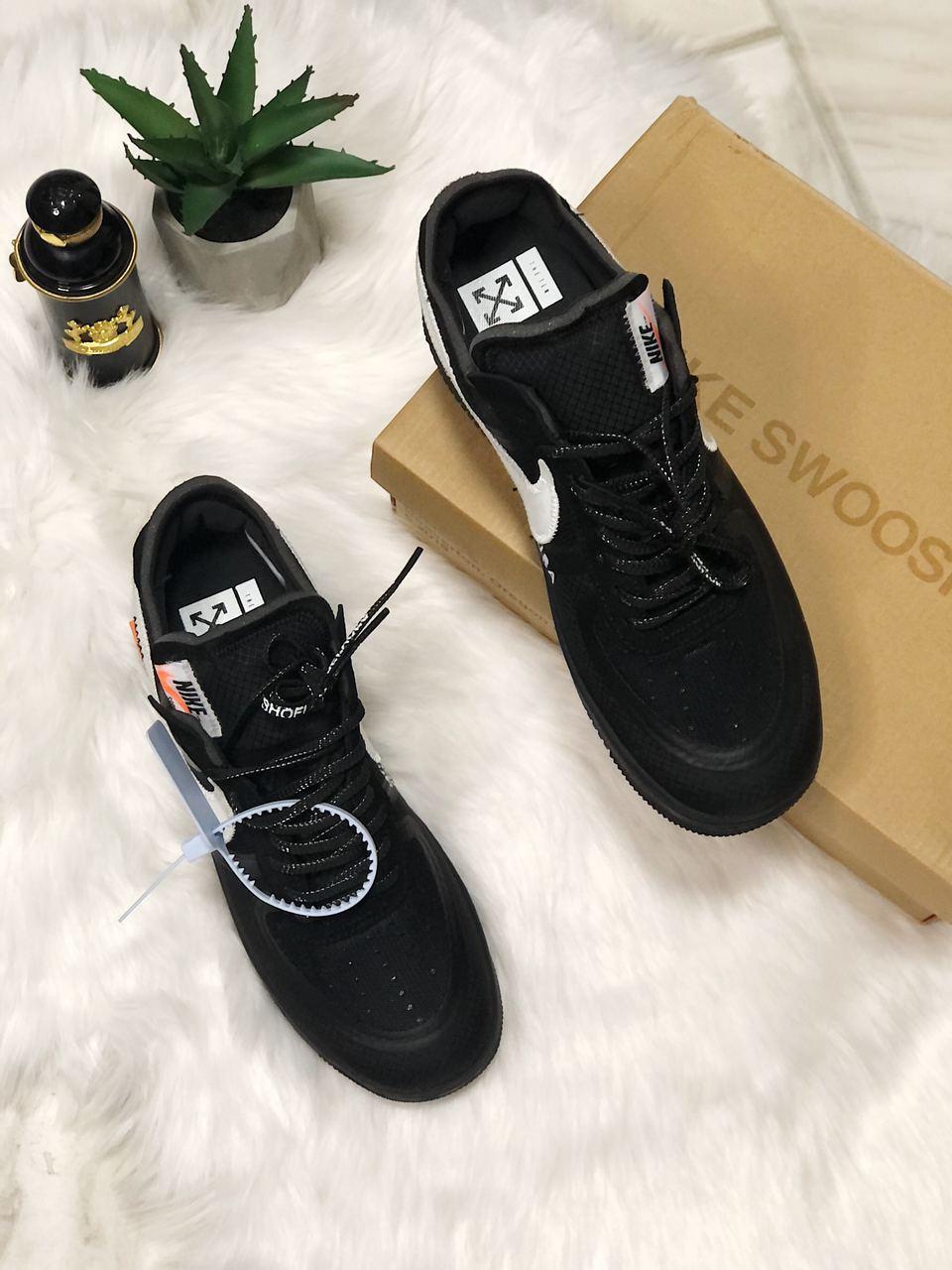 Nike AF X Off-White «Black White» 1