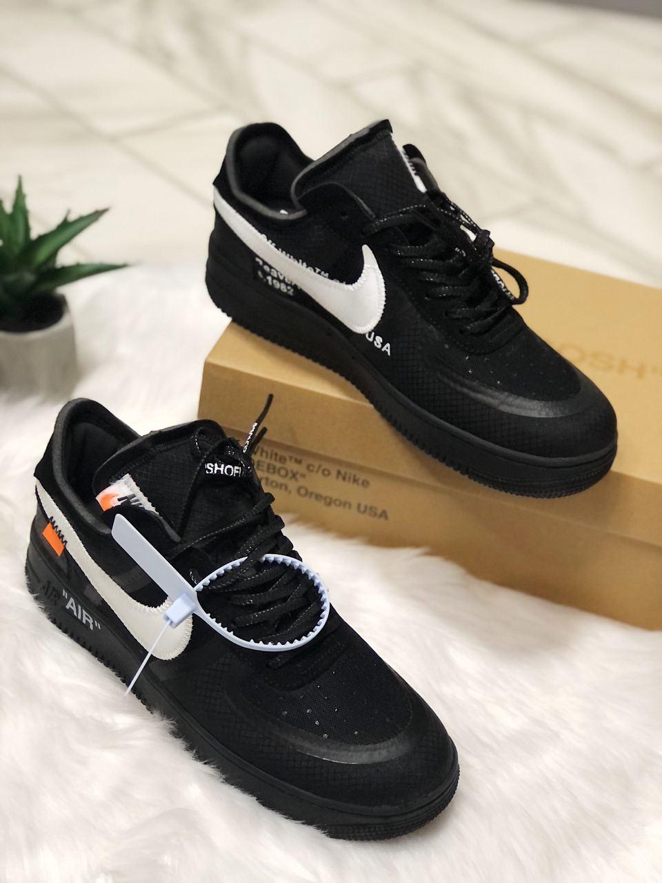Nike AF X Off-White «Black White» 1