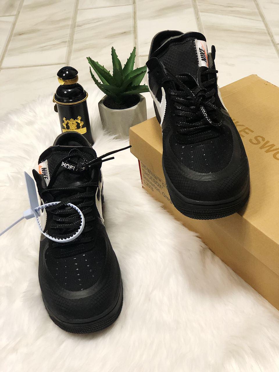 Nike AF X Off-White «Black White» 1