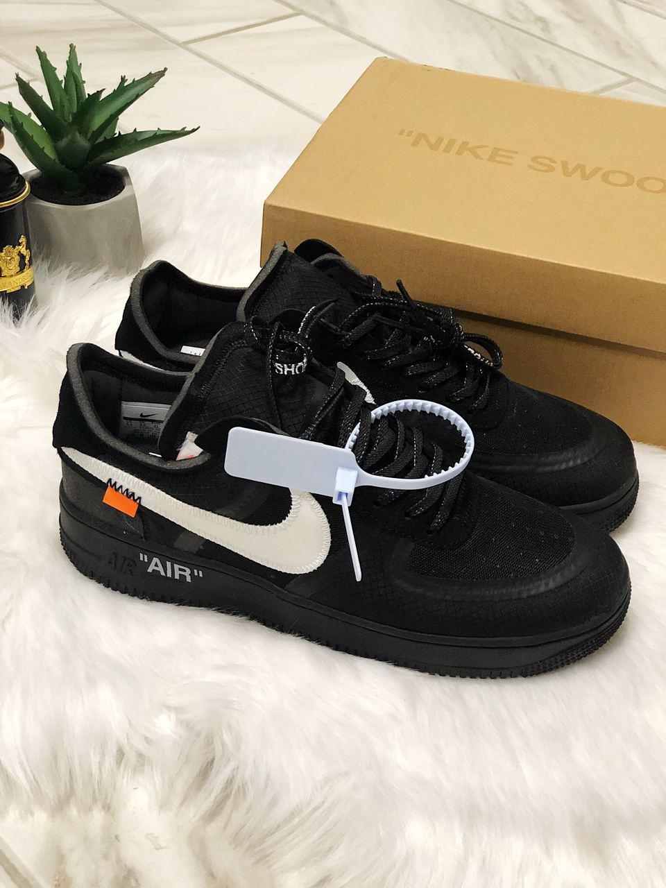 Nike AF X Off-White «Black White» 1