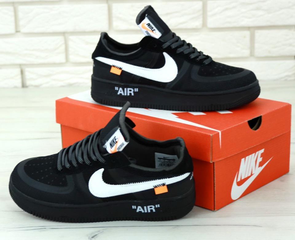 Nike AF X Off-White «Black White» 1