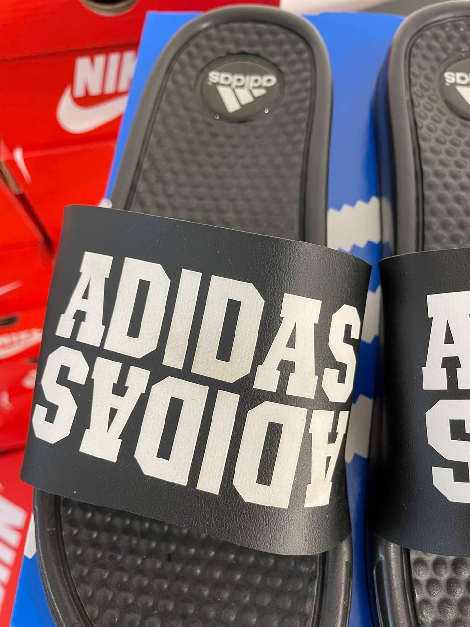 Adidas Black «White Logo» 1