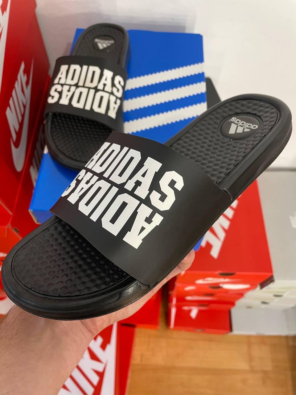 Adidas Black «White Logo» 1