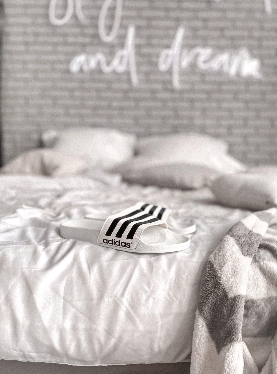 Adidas White Black