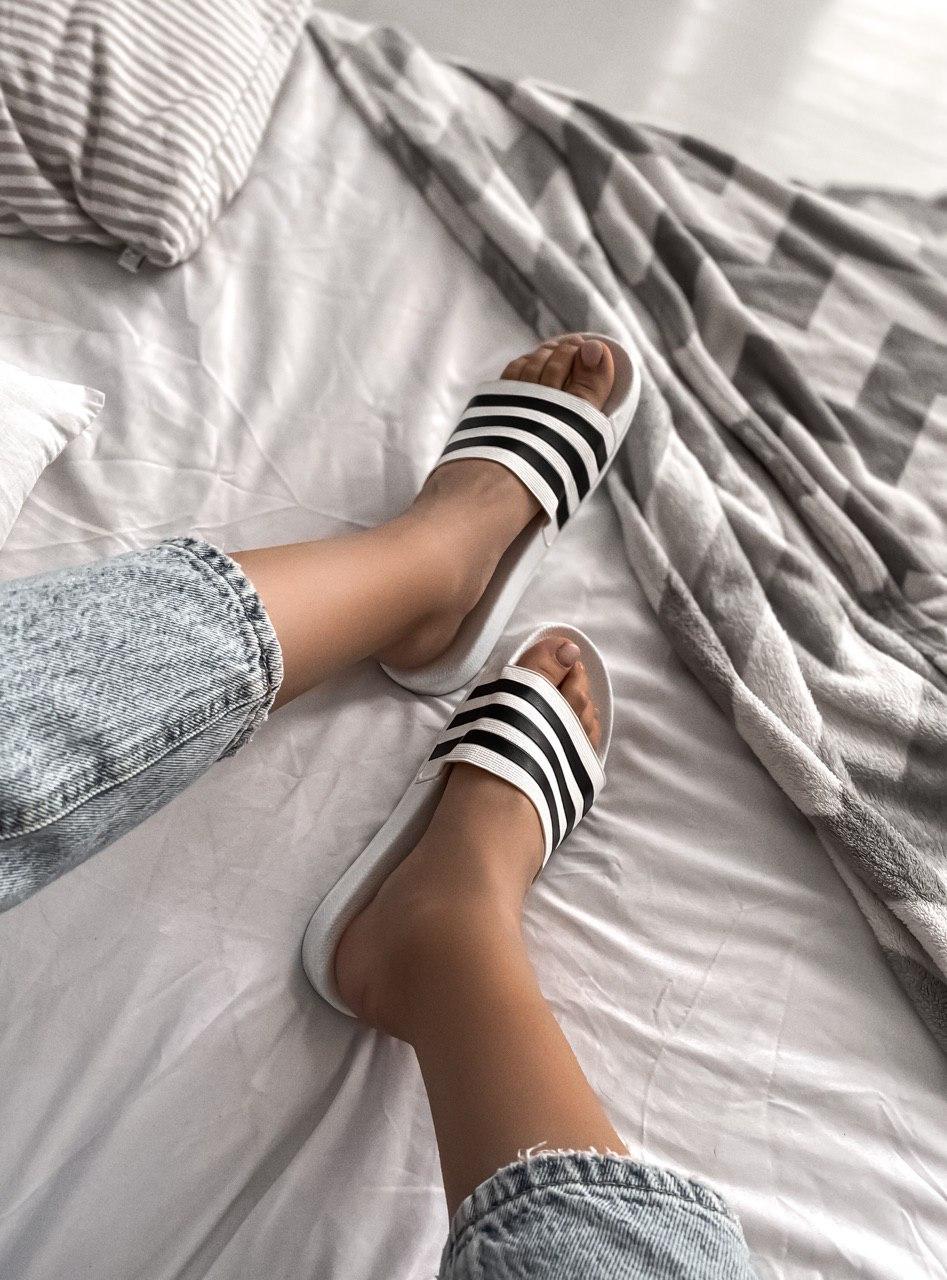 Adidas White Black