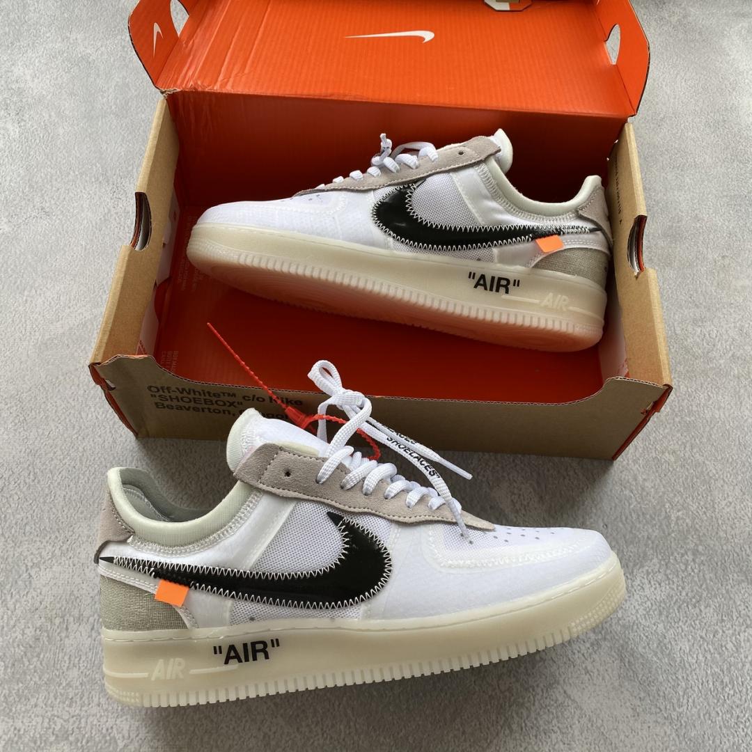 Nike AF X Off-White «White Black» 1