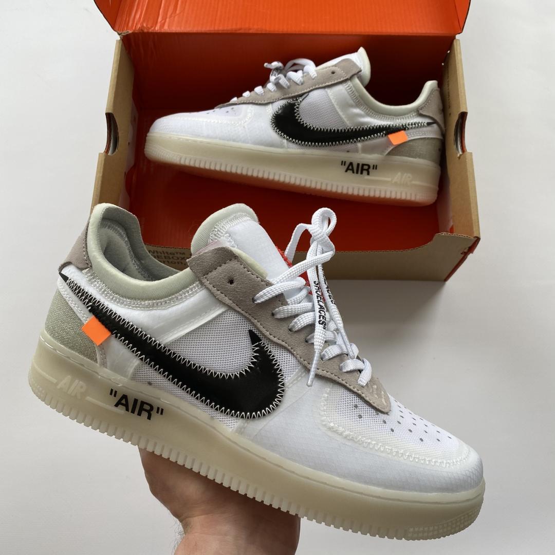 Nike AF X Off-White «White Black» 1