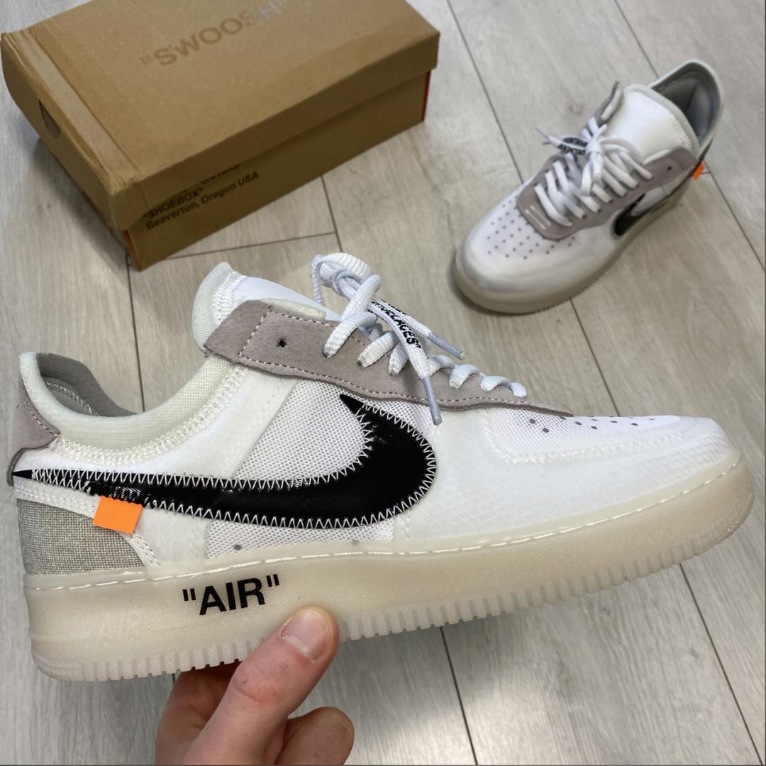 Nike AF X Off-White «White Black» 1