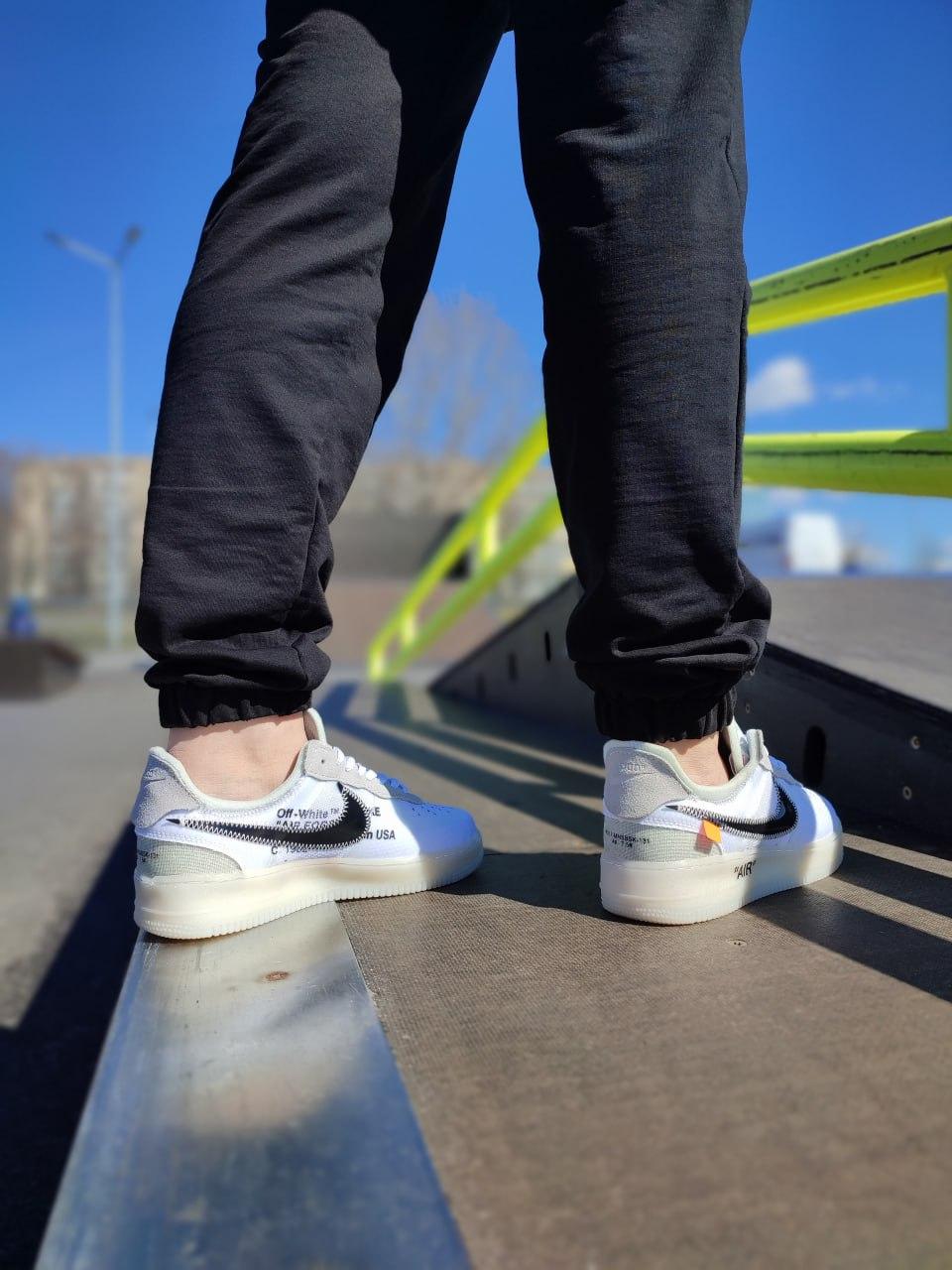 Nike AF X Off-White «White Black» 1