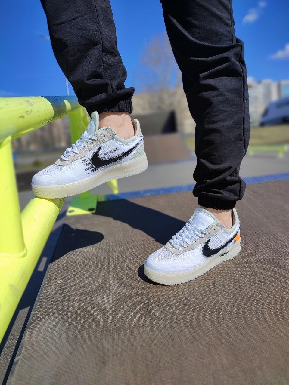 Nike AF X Off-White «White Black» 1