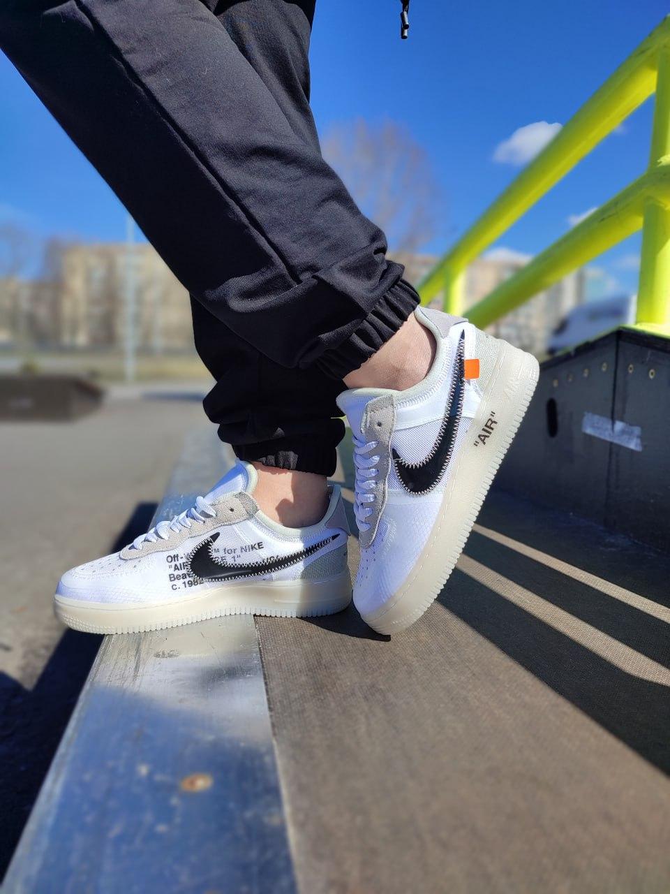 Nike AF X Off-White «White Black» 1