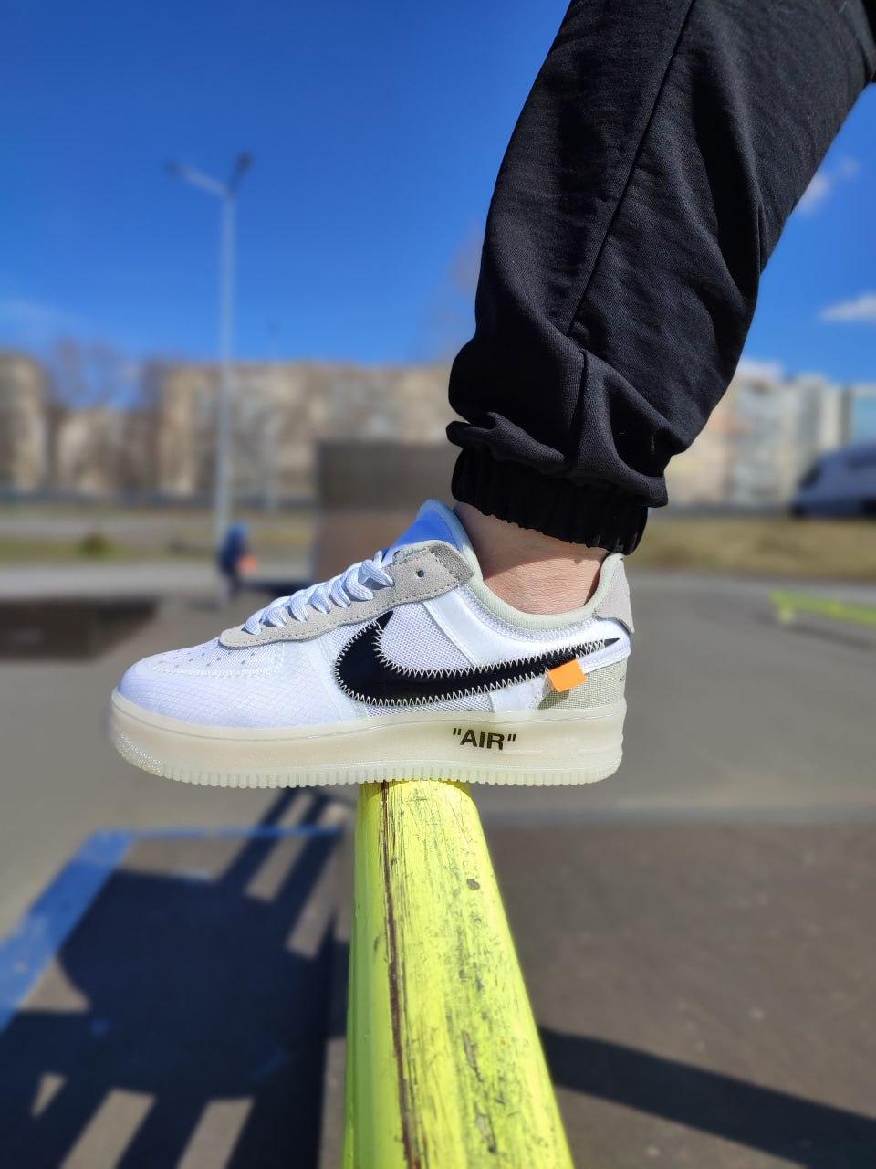 Nike AF X Off-White «White Black» 1
