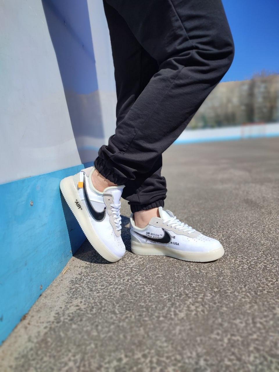 Nike AF X Off-White «White Black» 1